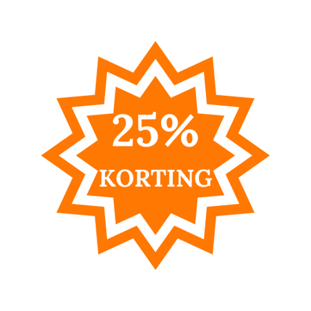 -25% korting NL