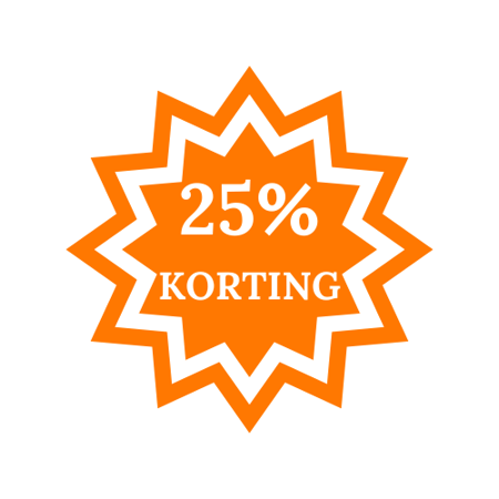 -25% korting NL -25% korting NL