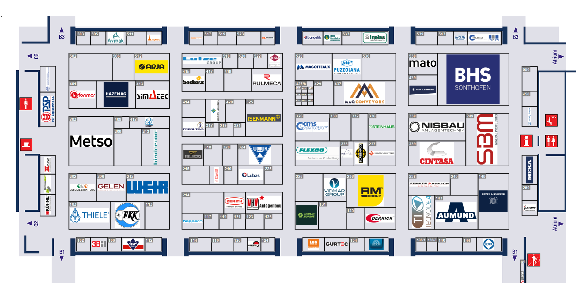 Bauma 2025 Floor Plan